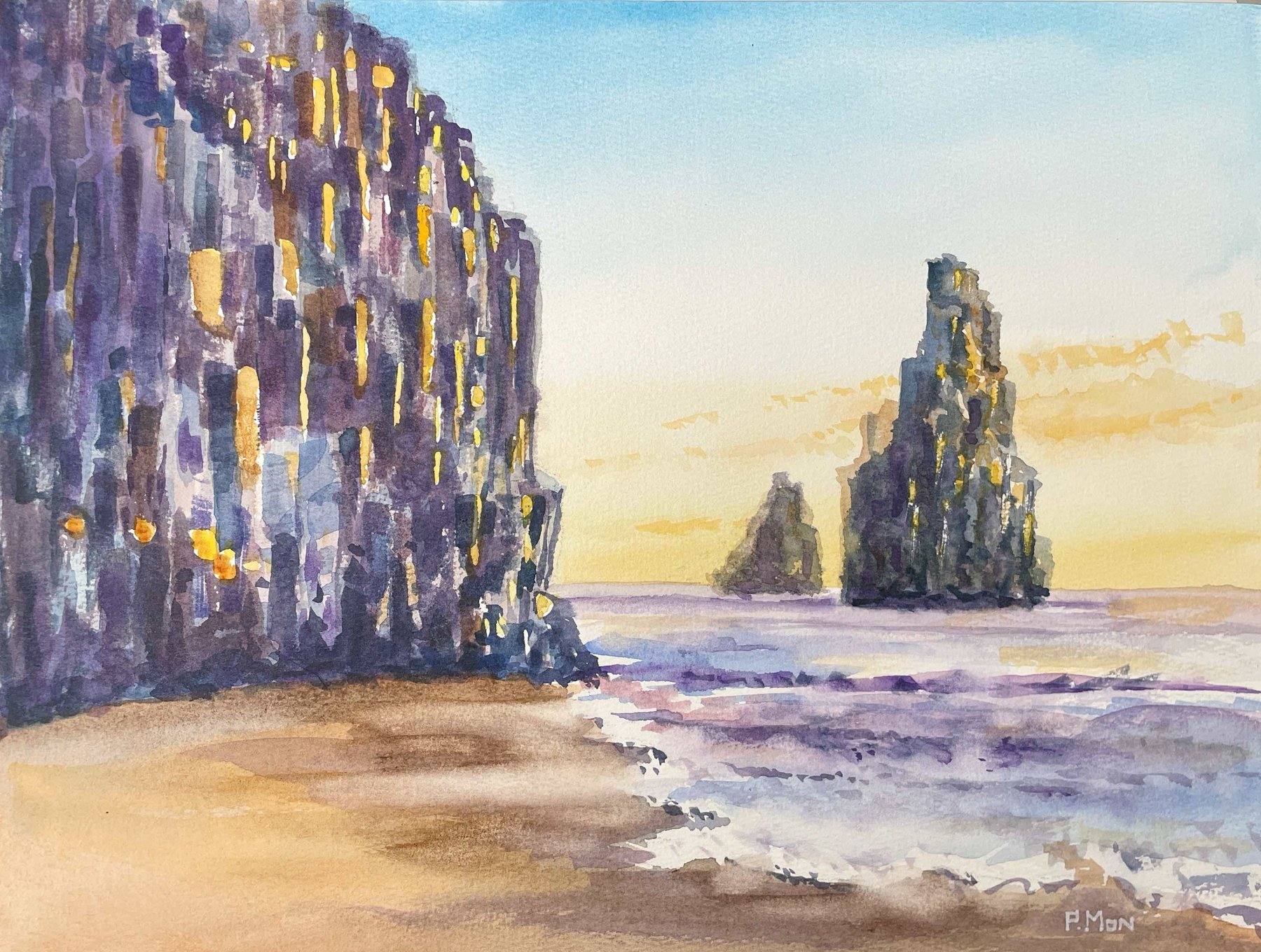 Sea Stack Study Iceland